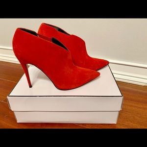 Guess Red Suede Heels